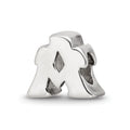 Sterling Silver Reflections Letter A Bead