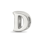 Sterling Silver Reflections Letter D Bead