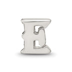 Sterling Silver Reflections Letter E Bead