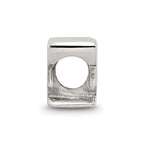 Sterling Silver Reflections Letter F Bead
