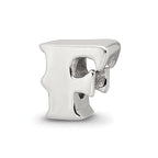 Sterling Silver Reflections Letter F Bead