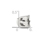 Sterling Silver Reflections Letter G Bead