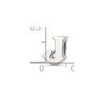 Sterling Silver Reflections Letter J Bead