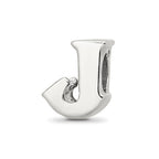 Sterling Silver Reflections Letter J Bead