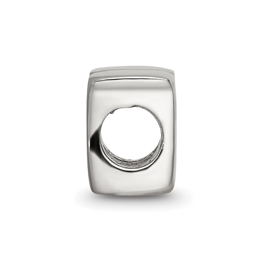 Sterling Silver Reflections Letter N Bead