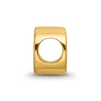 Sterling Silver Gold-plated Reflections Letter O Bead