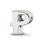 Sterling Silver Reflections Letter P Bead