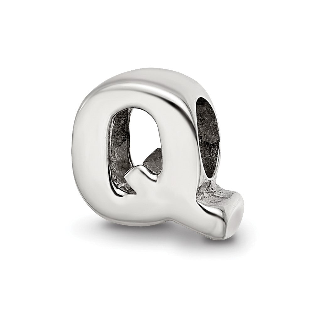 Sterling Silver Reflections Letter Q Bead