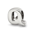 Sterling Silver Reflections Letter Q Bead