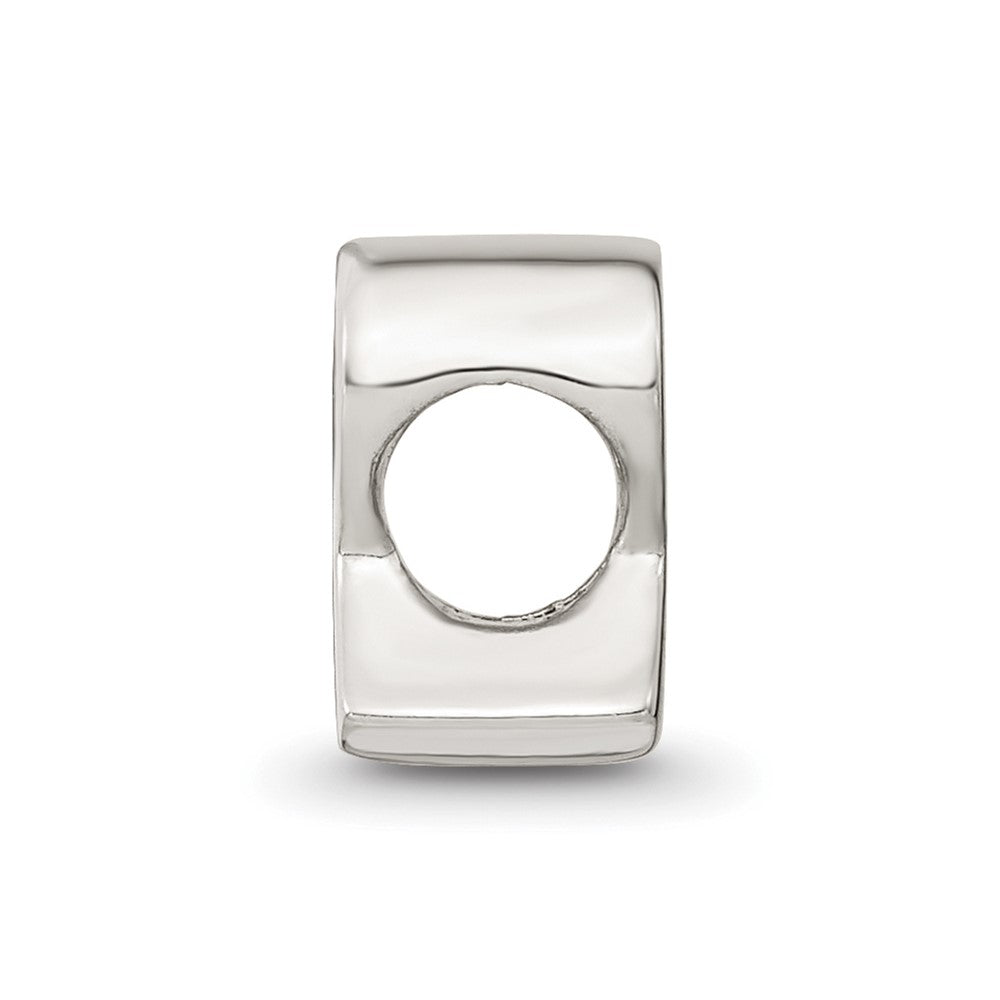 Sterling Silver Reflections Letter R Bead