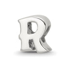 Sterling Silver Reflections Letter R Bead
