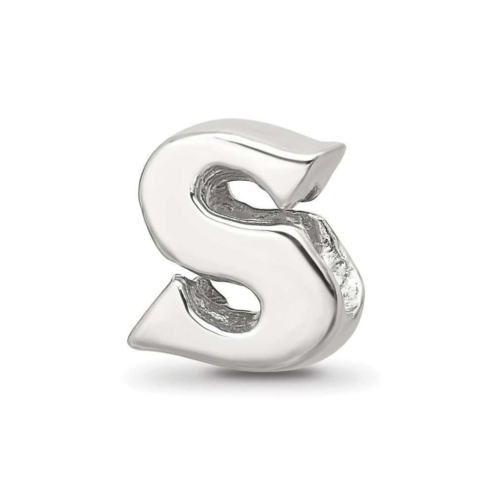 Sterling Silver Reflections Letter S Bead