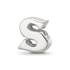 Sterling Silver Reflections Letter S Bead