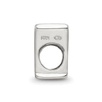 Sterling Silver Reflections Letter V Bead