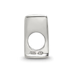 Sterling Silver Reflections Letter W Bead