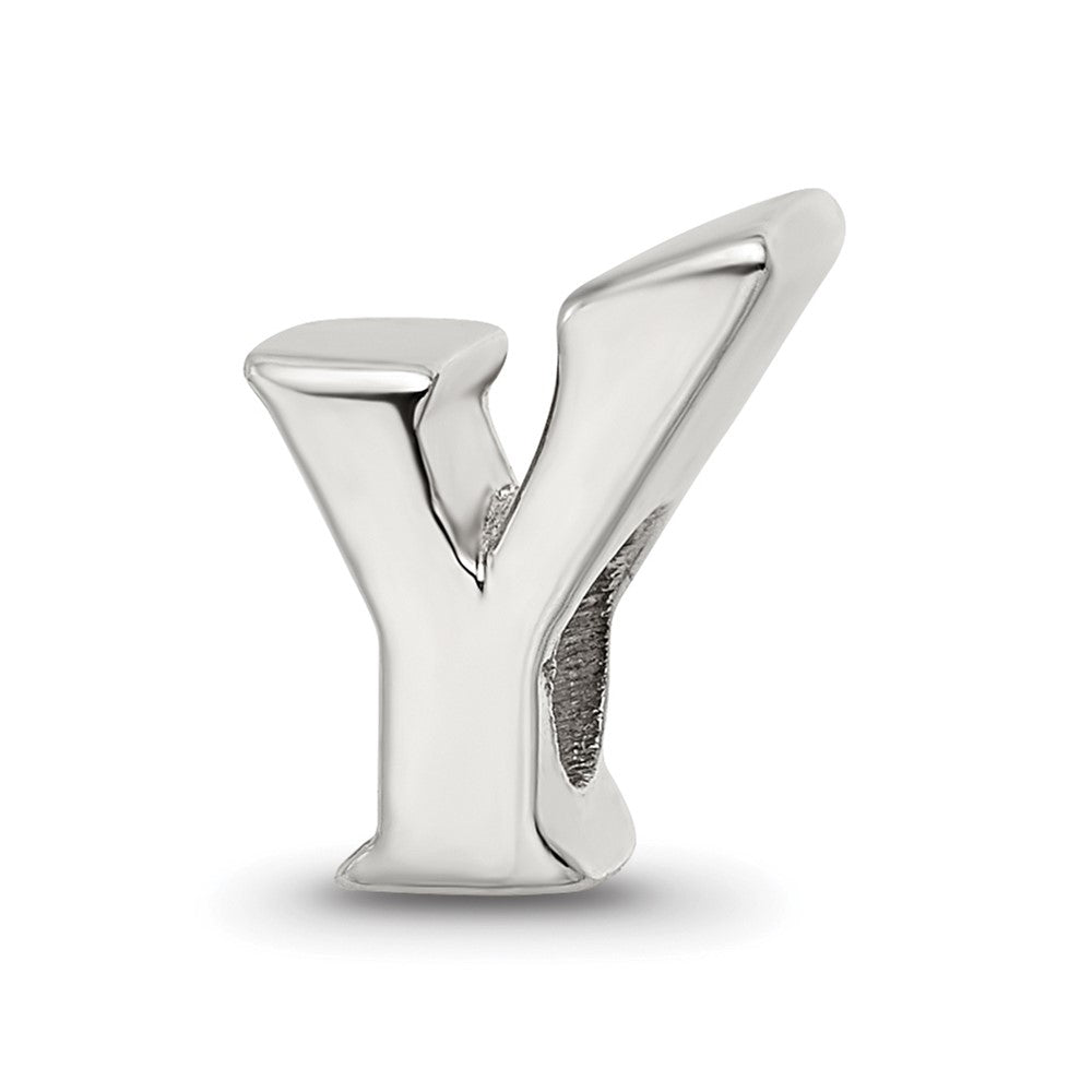 Sterling Silver Reflections Letter Y Bead