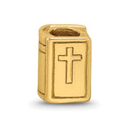Sterling Silver Gold-plated Reflections Bible Bead
