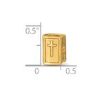 Sterling Silver Gold-plated Reflections Bible Bead