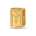 Sterling Silver Gold-plated Reflections Bible Bead