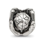 Sterling Silver Reflections World in Hands Bead