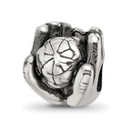 Sterling Silver Reflections World in Hands Bead
