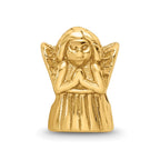 Sterling Silver Gold-plated Reflections Praying Angel Bead