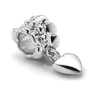 Sterling Silver Reflections Heart Dangle Bead