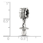 Sterling Silver Reflections Baby Pacifier Dangle Bead