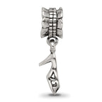 Sterling Silver Reflections High Heel Shoe Dangle Bead