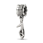 Sterling Silver Reflections High Heel Shoe Dangle Bead