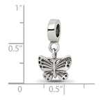 Sterling Silver Reflections Butterfly Dangle Bead