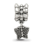 Sterling Silver Reflections Butterfly Dangle Bead