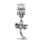 Sterling Silver Reflections Dragonfly Dangle Bead