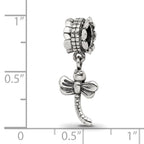 Sterling Silver Reflections Dragonfly Dangle Bead