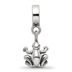 Sterling Silver Reflections Frog Dangle Bead