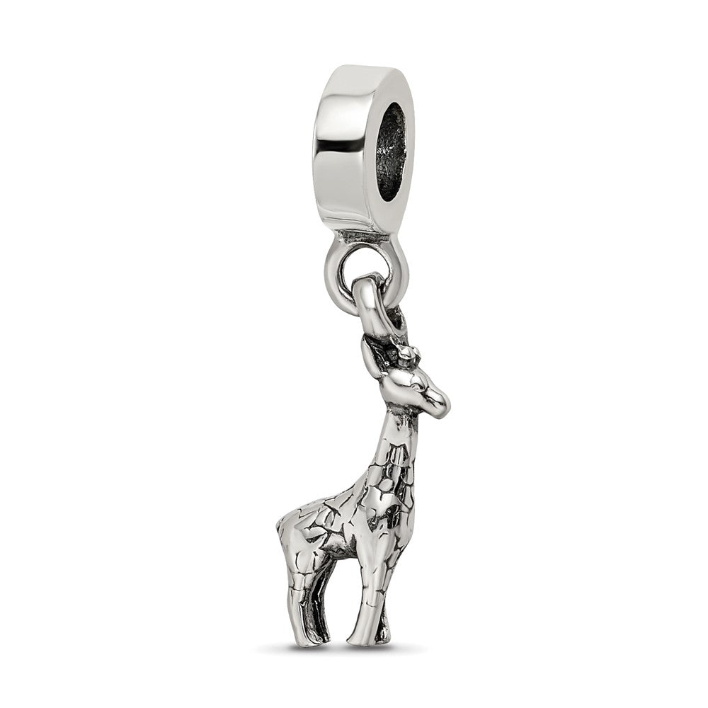 Sterling Silver Reflections Giraffe Dangle Bead