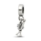 Sterling Silver Reflections Trumpet Dangle Bead