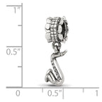 Sterling Silver Reflections Saxophone Dangle Bead