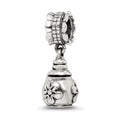 Sterling Silver Reflections Floral Ash Dangle Bead