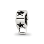 Sterling Silver Reflections Star w/Loop for Click-on Bead