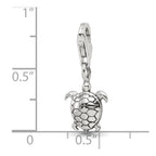 Sterling Silver Reflections Turtle Click-on for Bead