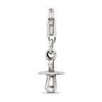 Sterling Silver Reflections Baby Pacifier Click-on for Bead