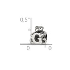 Sterling Silver Reflections Kids Letter G Bead