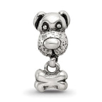 Sterling Silver Reflections Kids Dog & Bone Bead