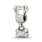 Sterling Silver Reflections Kids Dog & Bone Bead