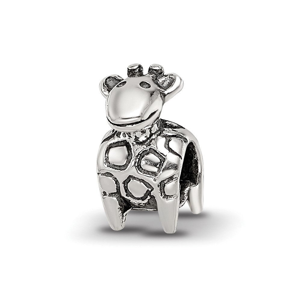 Sterling Silver Reflections Kids Giraffe Bead