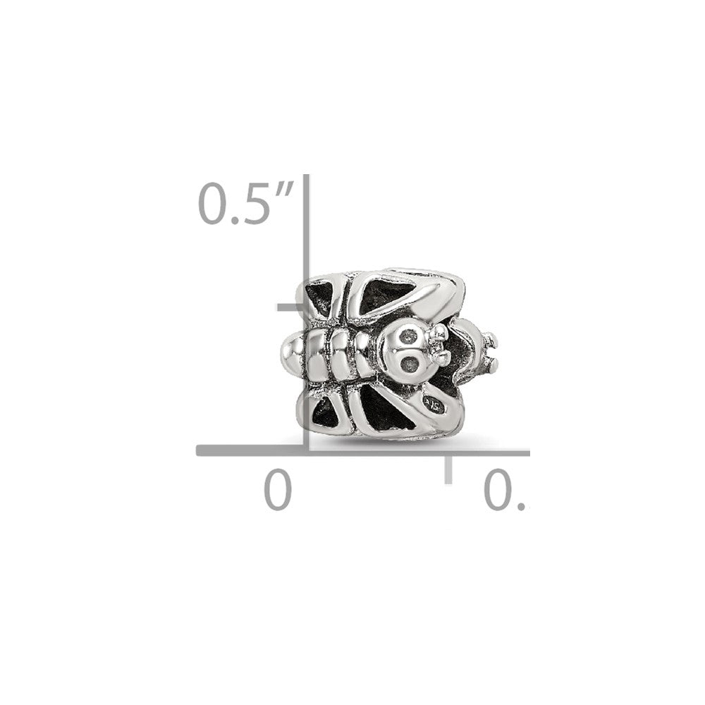 Sterling Silver Reflections Kids Butterfly Bead