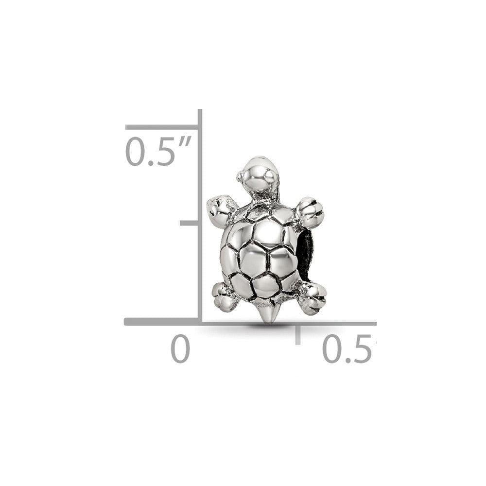 Sterling Silver Reflections Kids Turtle Bead