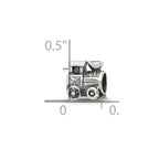 Sterling Silver Reflections Kids Train Bead