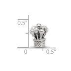 Sterling Silver Reflections Kids Balloons Bead